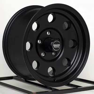 15 Inch Wheel Rims Chevy GMC Truck 1/2 Ton Astro Van Safari 5 Lug 5x5 Baja Black • $588