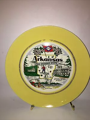 Vintage Collectible Souvenir Arkansas US State Plate 10” • $18.99