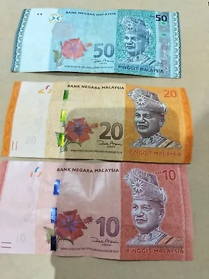 Malaysia Banknotes. 83 Ringgit. Left Over Holiday Money  • £19