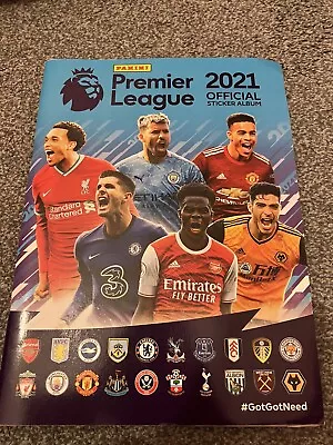 2021 Panini Premier League Sticker Album (Complete Including Transfer Updates) • £35