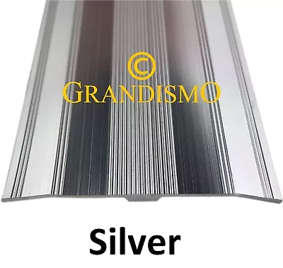 £9.95 • Buy Silve - Extra Wide Carpet Cover Strip - 61mm Width Door Bar Trim Threshold Metal