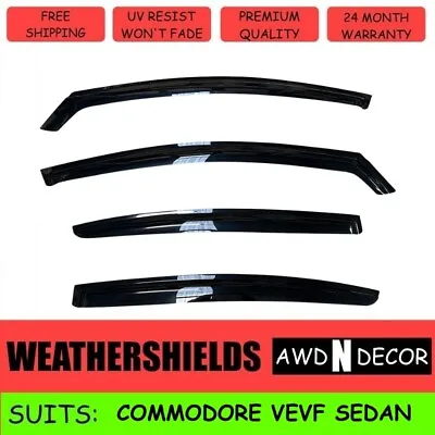 $54.99 • Buy Premium Weathershields Weather Shields For Holden Commodore VE VF Sedan Tinted
