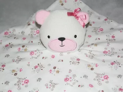 £12.45 • Buy Kyle And Deena Pink Bear Comforter Soft Toy Floral Teddy Blankie