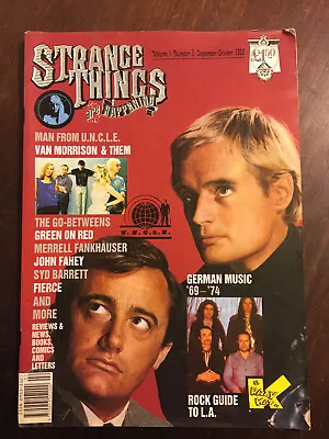 Strange Things Are Happening Magazine # 4 1988 Music Man From UNCLE • $21.95