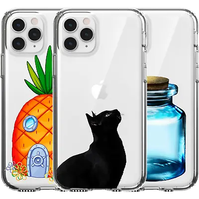 $16.95 • Buy Silicone Cover Case Black Cat Pine Apple Empty Jar Funny Meme Random Art Cute