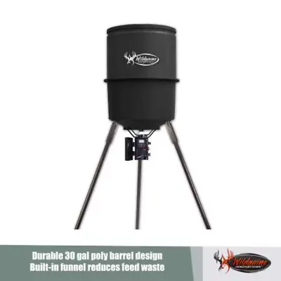 $99 • Buy Wildgame Innovations Sports & Outdoors Quick Set Game Feeder 30 Gal Game Fee