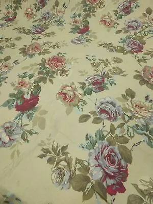 £18.99 • Buy Edinburgh Weavers English Rose Curtain Fabric Per Metre