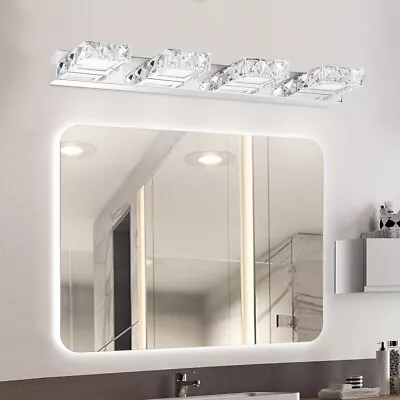 LED Crystal Mirror Light Modern Bathroom Vanity Fixture Lamp Make-up Wall Sconce • $41.80