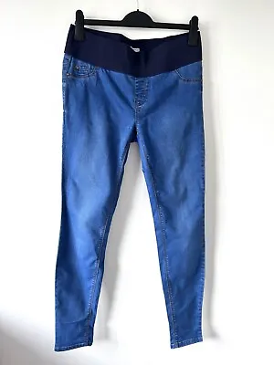 New Look Maternity Blue Under Bump Jeggings Size 10 • £6