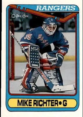1990-91 O-Pee-Chee Mike Richter Rookie New York Rangers #330 • $2.75