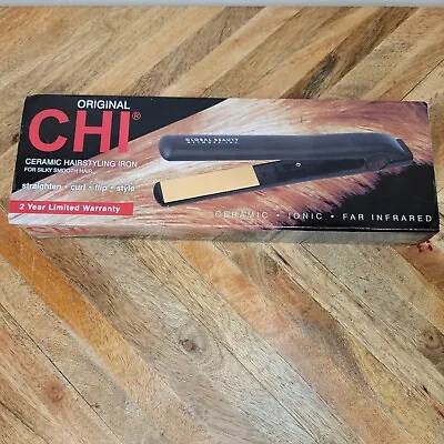 NEW CHI Original 1 Inch Ceramic Hairstyling Iron Hair Straightener Black • $31.60