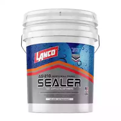 Lanco Roof Primer & Sealer AS-210 5 Gal.100% Acrylic Clear Constant Flexibility • $76.54