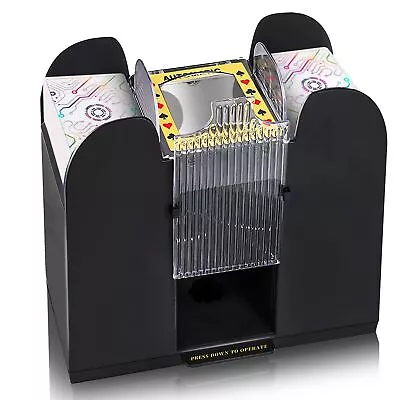 Nileole Cacele 1-6 Decks Automatic Card Shuffler Battery-Operated For UNOPh... • $35.25