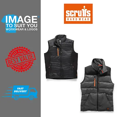Scruffs Worker & Trade Charcoal/Black Body Warmer Work Wear Winter Gilet • £39.99