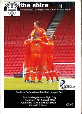 East Stirlingshire V Elgin City 17/08/13 Scottish Division 2 • £1.75