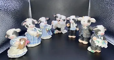 VTG 1995 Enesco Mary’s Moo Moos Wedding Party: I’ll Never Love An Udder 7 Piece • $43