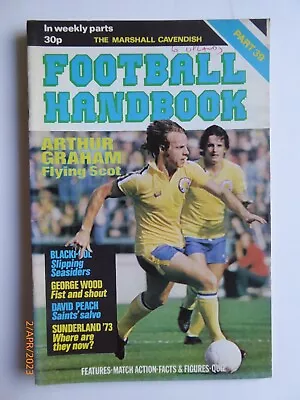 £1.80 • Buy Football Handbook Part 39, Marshall Cavendish, 1979, GC
