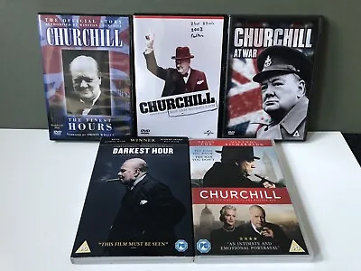 Churchill DVD's Churchill At War Darkest Hour The Finest Hours Sir Ian Mckellen • £20