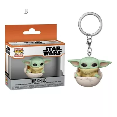 Funko Pop Baby Yoda The Child Grogu Star Wars Action Figure Keychain Toys • $7.99