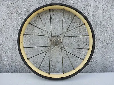 Old Wheel For Old Hand Cart Pram Doll Carriage Spokes Tyre 250 CM • $34.62