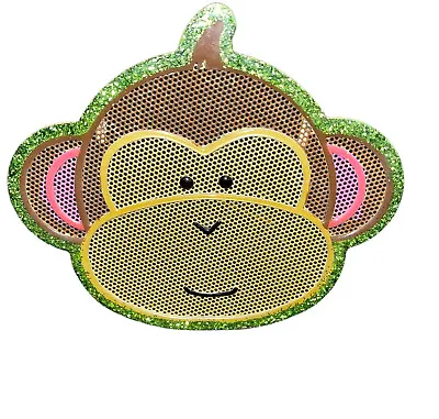 Monkey Girls Earring Display Holder Glitter Trim CUTE • $5.99