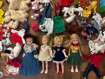 Vintage Vogue Ginny Doll Lot 1980's Clothes Dolls Accessories • $50