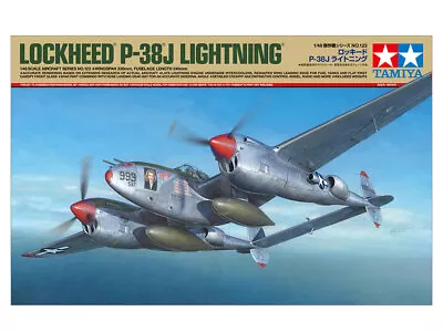 TAMIYA 1/48 No.123 LOCKHEED(R) P-38(R)J LIGHTNING U.S. Army Plastic Model Kit • $65.82