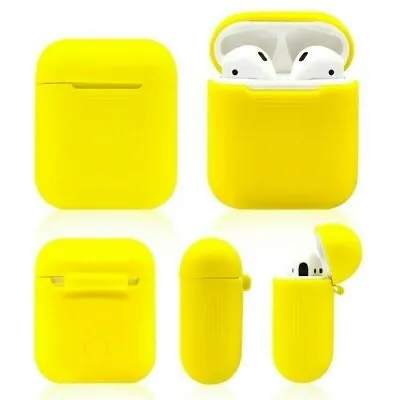 Silicone Protective Case For Airpods Headset Sleeve Shockproof Box Cover NR9 • £11.27