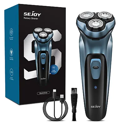 SEJOY Electric Razor For Men Electric Shaver Beard Trimmer Shaving Machine USB • $12.79