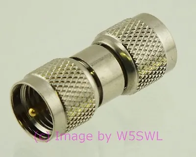 Mini-UHF Double Male Coax Connector Adapter By W5SWL  • $3.18