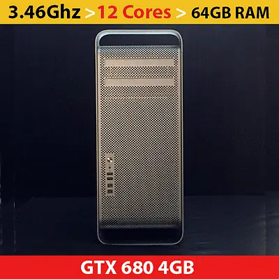 Mac Pro | 3.46Ghz 12-Core | 64GB RAM | GTX680 4GB | 512GB SSD+ 2TB HDD  • $1199