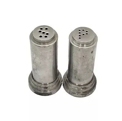 Coronet Vintage Aluminum Salt And Pepper Shakers.  Mini Size 2inch Tall 0.6oz • $10