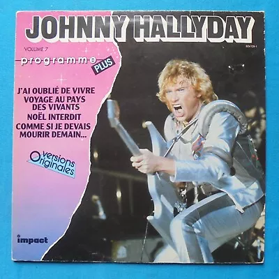 Johnny Hallyday Lp - Programme Plus Volume 7 • $15.99