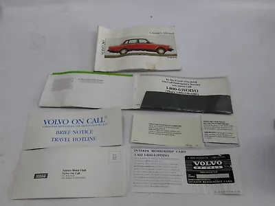 Volvo 240 Owners Manual Maintenance Records Booklet #42 • $79.99