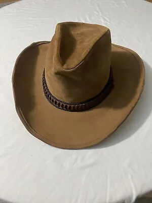 Vintage Stetson Cowboy Western Hat  Felt Brown Size Medium • $49.99