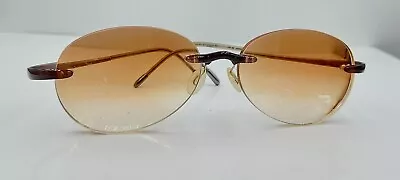 Vintage Silhouette M3172 Brown Oval Rimless Sunglasses Austria FRAMES ONLY • $37.40