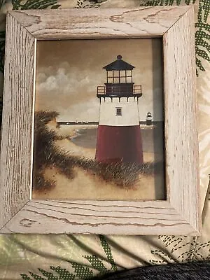 Vintage Seascape Nautical Lighthouse Painting • $25