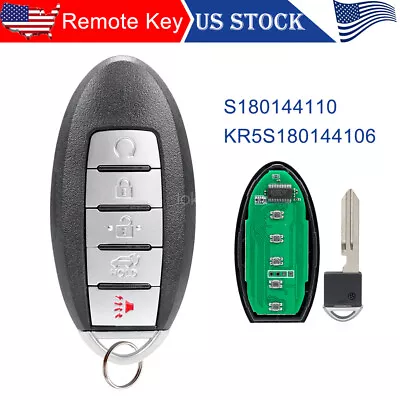 KR5S180144106 For Nissan Rogue 2017 2018 Smart Key Remote Fob 5B S180144110 • $15.28