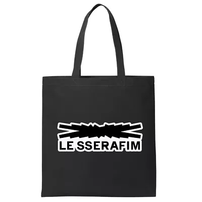 KPLUSPOP LESSERAFIM K-POP Logo Graphic Tote Shoulder Bag • $14.99