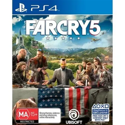 ✅ Far Cry 5 (PlayStation 4 PS4) FAST POST ✅ • $24.95