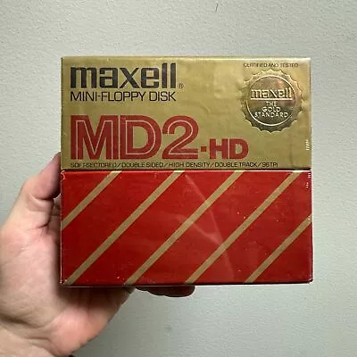 Maxell Floppy Disk MD2 HD 5 1/4  10 Pack - Brand New / Factory Sealed • $12.95