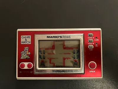 Nintendo Game & Watch Mario’s Cement Factory ML-102 - Working • $109.05