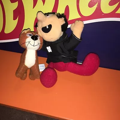 Vintage 1982  Wallace Berrie Gargamel & Azrael Plush • $33.95