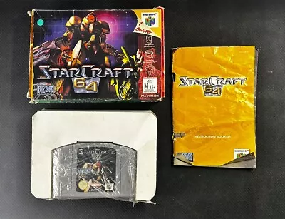 STARCRAFT 64 Nintendo 64 Game PAL With Box And Manual - Tested Working N64 RARE! • $2299