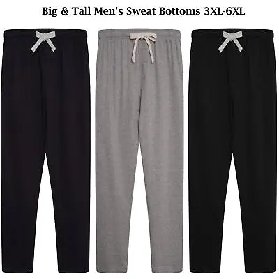 Redtag Mens Big & Tall Elasticated Waist Open Hem Sweat Trousers Jogging Bottoms • £14.99