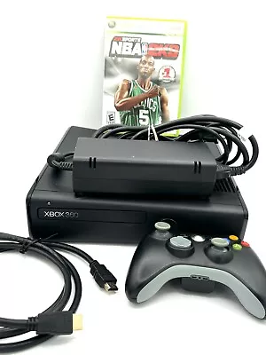 Xbox 360 S Slim 4GB 1439 Console Kinect Bundle Controller Power AV + TESTED! • $85