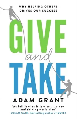 Give And Take 9781780224725 Adam Grant - Free Tracked Delivery • $19.78