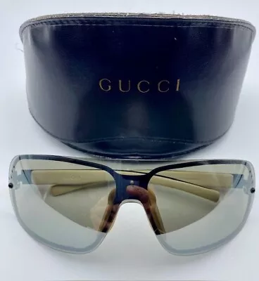 Vintage GUCCI Womens Authentic Wrap Sunglasses Made In Italy  No Scratches  • $67.95