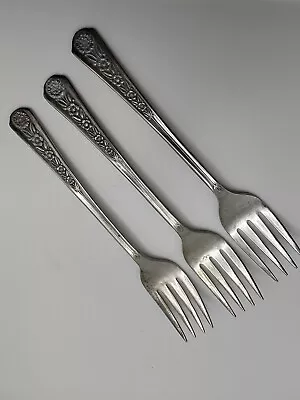 Vintage Silver Plate Meriden Forks 6” • $8.89