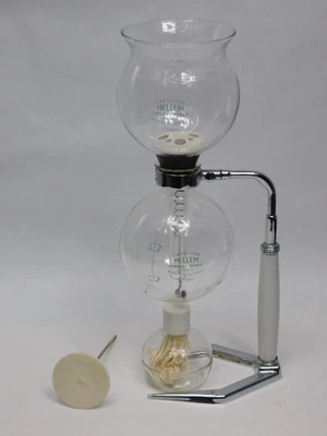 $71.39 • Buy Cafetiere Hellem Pyrex 4 Cup Vacuum Coffee Maker, Made In France